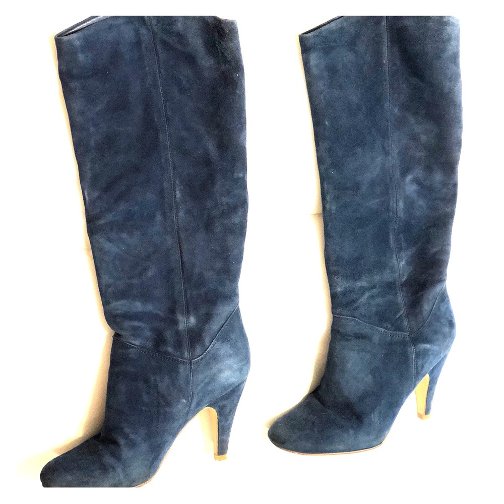Blue Suede Aldo Boots